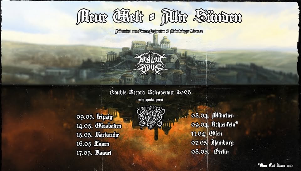 Non Est Deus - Neue Welt = alte Sünden - Double Record Release Tour 2026 - Live in Karlsruhe 