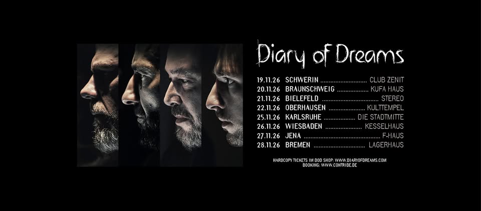 DIARY OF DREAMS Tour 2026 - Karlsruhe, Die Stadtmitte