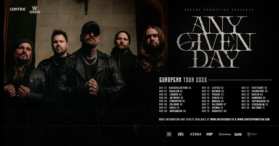 Any Given Day // European Tour 2026 // Köln - verschoben!