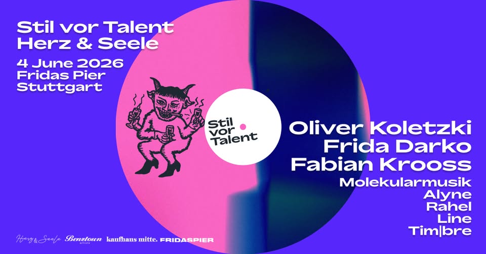 HERZ & SEELE x STIL VOR TALENT – OPEN AIR AUF FRIDAS PIER!