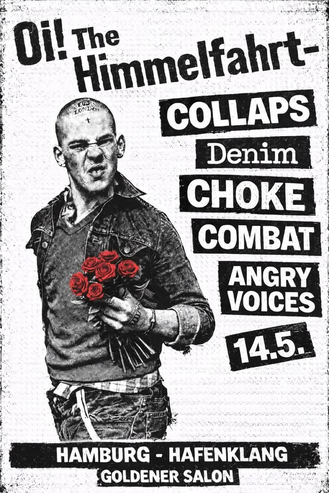Collaps & Choke Combat & Denim & Angry Voices // Hamburg - Hafenklang