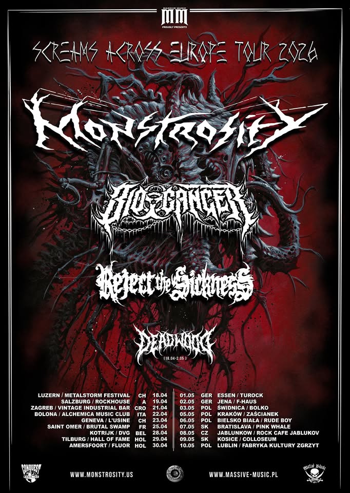 Monstrosity - Screams across Europe Tour 2026 