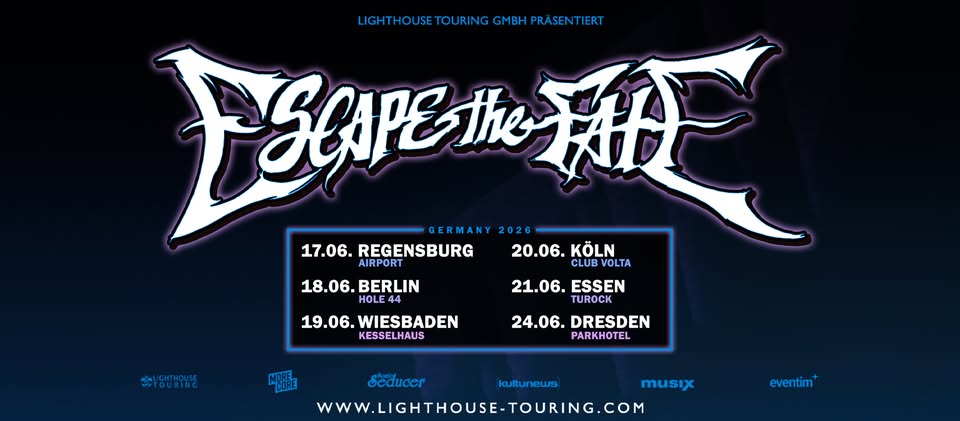 Escape the Fate - Germany 2026 | Essen