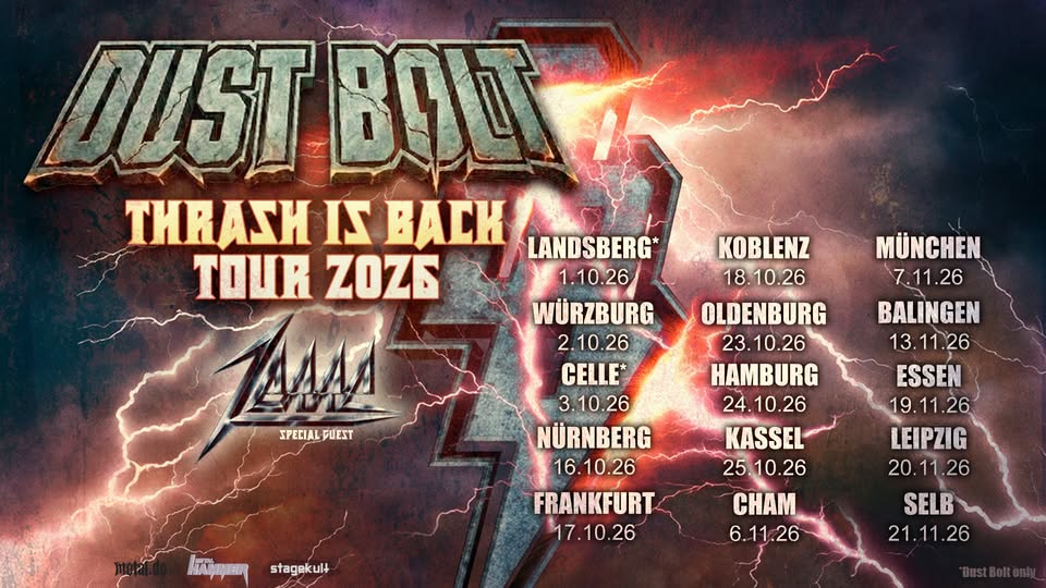 DUST BOLT + Special Guest: Zerre I Thrash is Back Tour 2026 I Essen