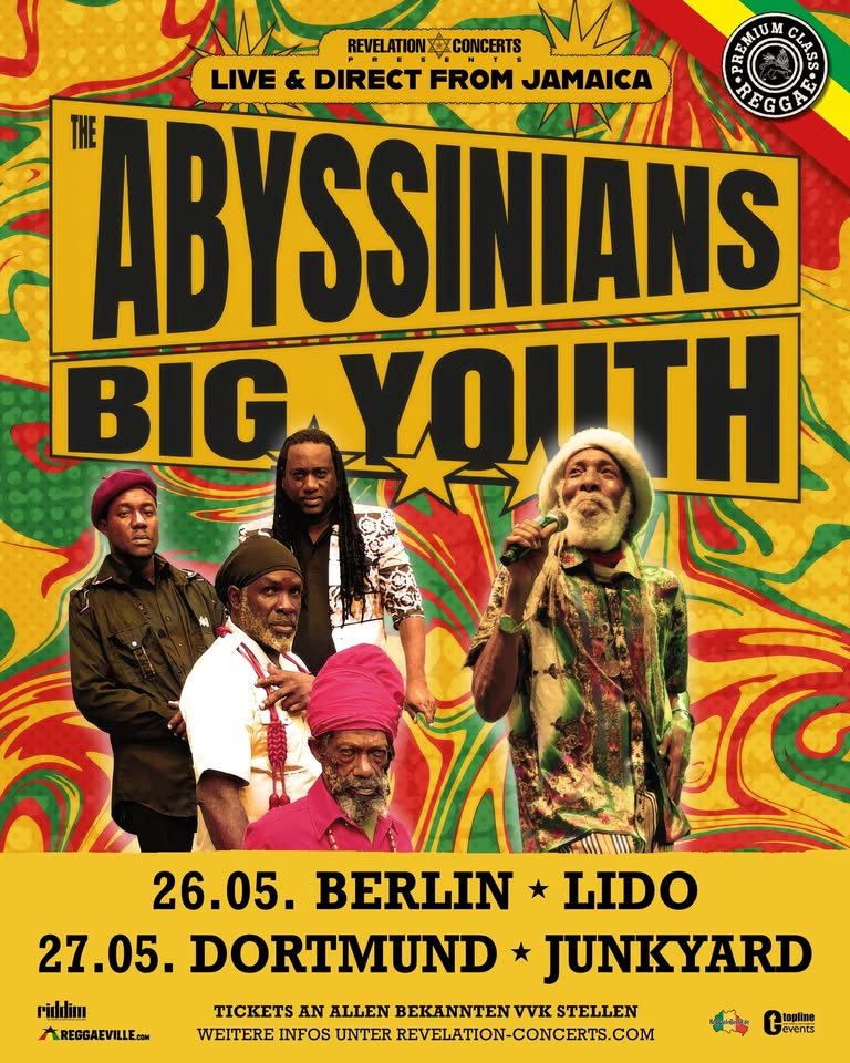 The Abyssinians & Big Youth am 26.05.2026 in Berlin | Lido 