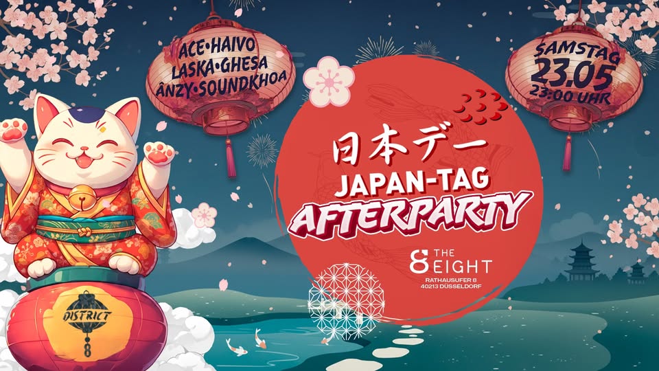 District 8 presents Japan-Tag Aftershowparty| Sa 23.Mai 2026