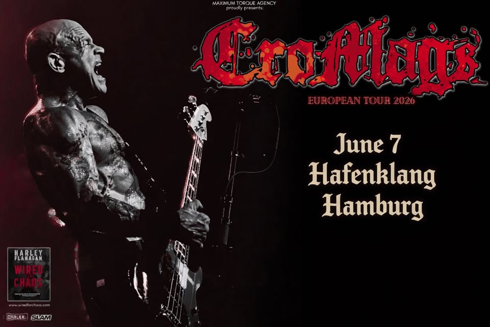 Cro-Mags - THE AGE OF QUARREL 40th Anniversary Tour + support: True Gloom // Hamburg - Hafenklang