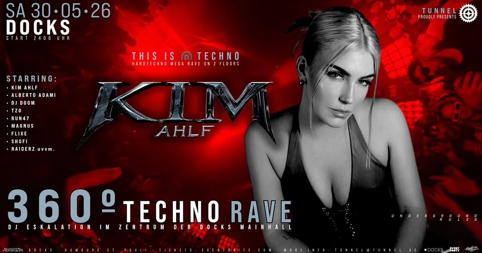 KIM AHLF * * * * * 360º HARD TECHNO RAVE