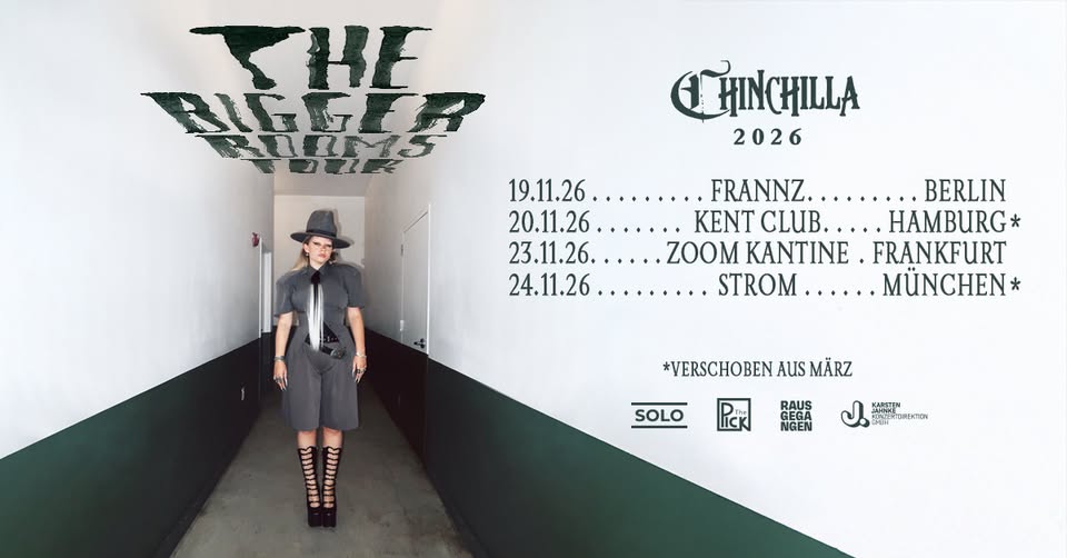 Chinchilla | The Bigger Rooms EU Tour 2026 | Hamburg 