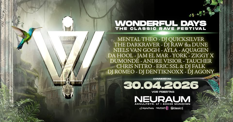 Wonderful Days - The Classic Rave Festival - München