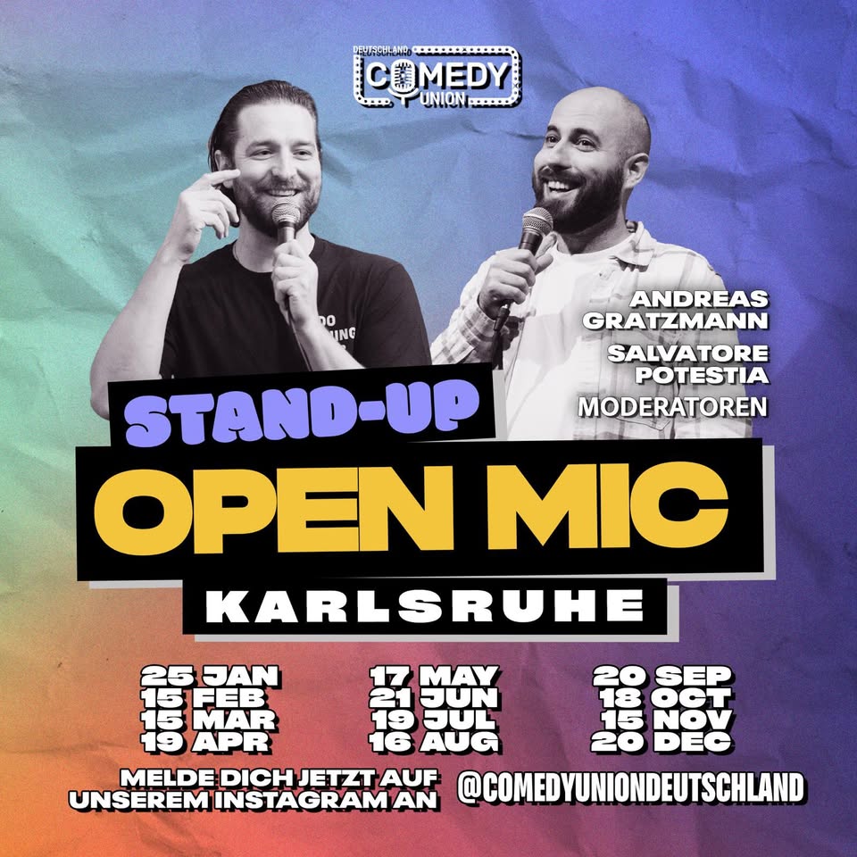 Stand up Comedy Open Mic in Karlsruhe