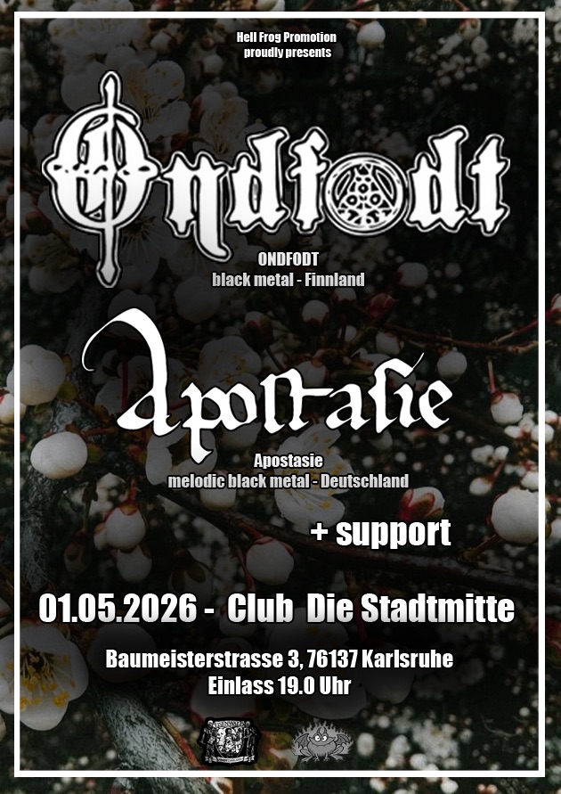 Ondfødt & Apostasie- Live in Karlsruhe 