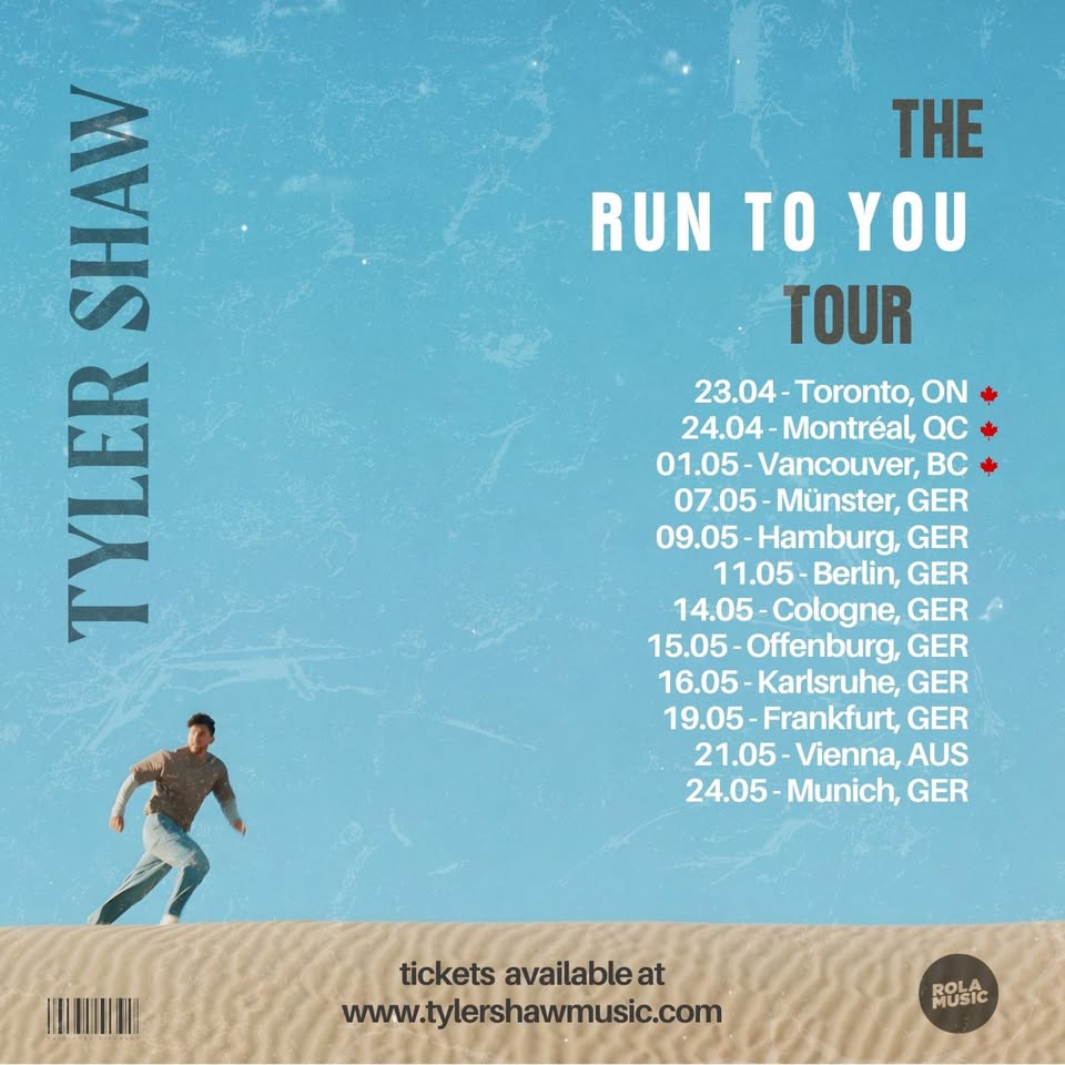 Tyler Shaw - Run to You Tour  - Live in Karlsruhe 