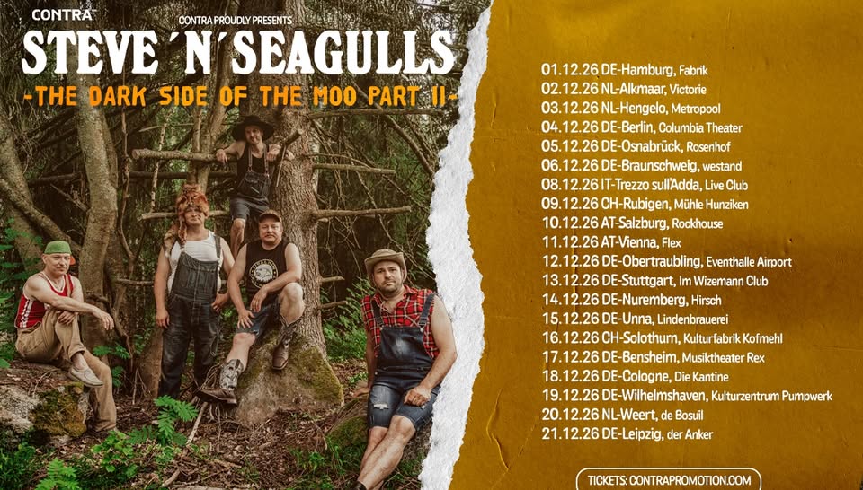 Steve'n'Seagulls // The Dark Side Of The Moo Part II // Köln