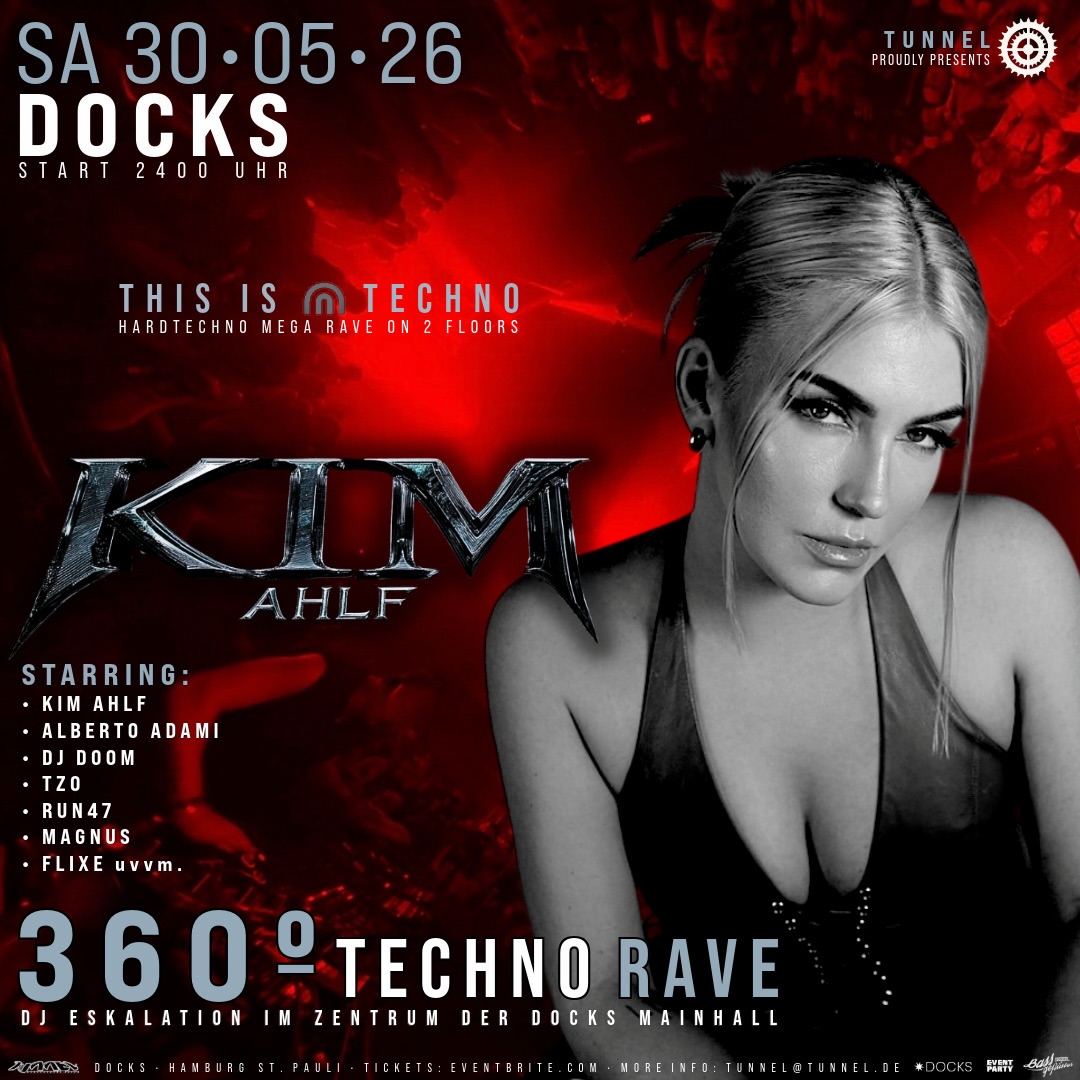Kim Ahlf presents: This is Techno - Hardtechno Mega Rave on 2 Floors