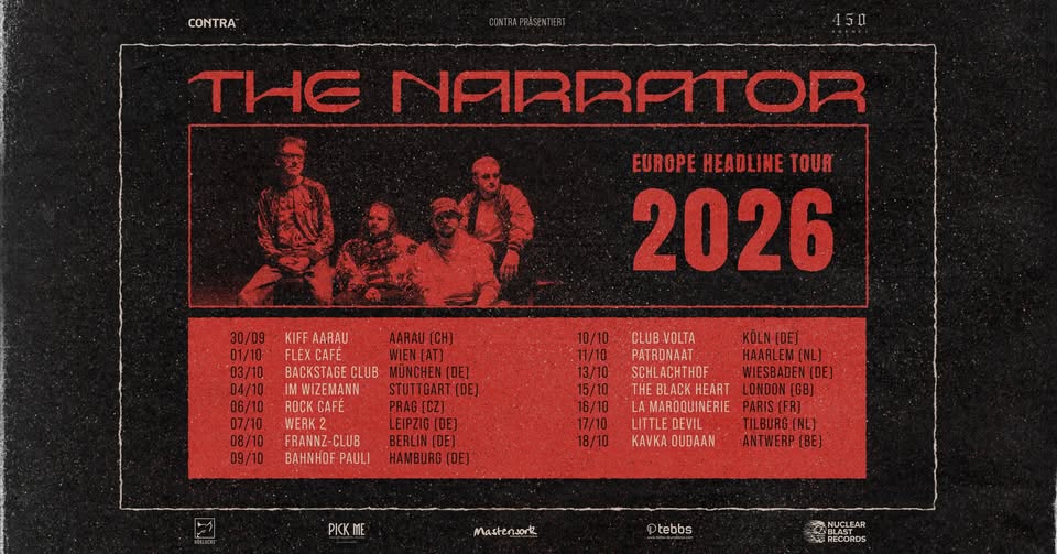 The Narrator "EUROPE HEADLINE TOUR 2026" | Berlin
