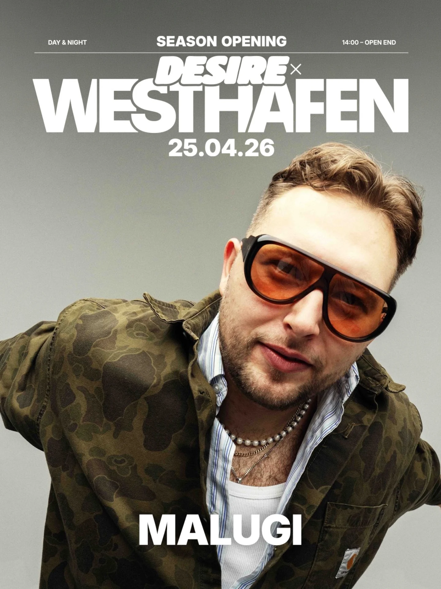 Westhafen X Desire Season Opening mit Malugi