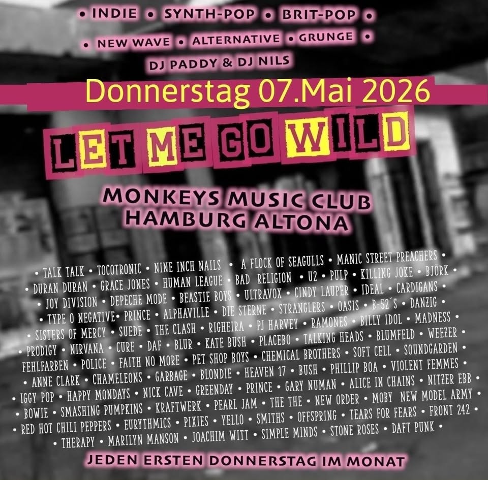 LET ME GO WILD - AFTERWORK CLUB 