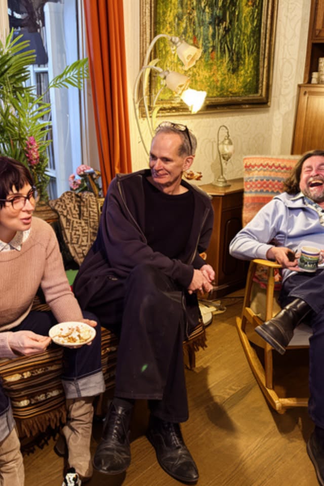 Druckerzeugnisse - Lesung mit Katrin Seddig, Veit Sprengers + Lou A. Probsthayn / Goldener Salon