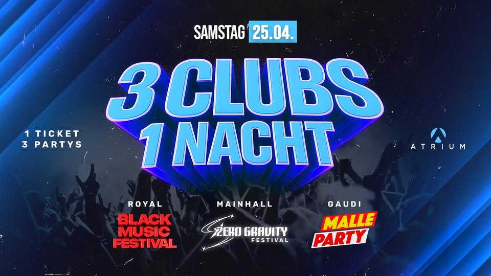 SA.25.04 | 3 CLUBS 1 PARTY