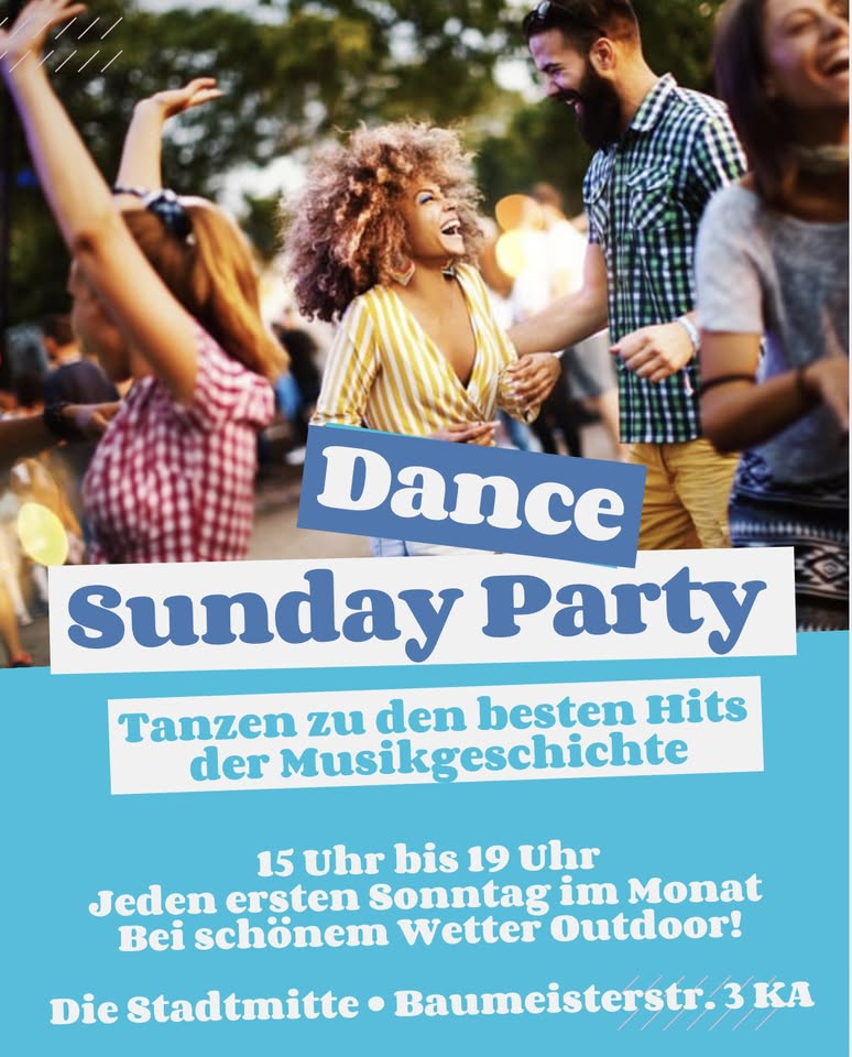 Sunday Party - Freies Tanzen - Day Clubbing