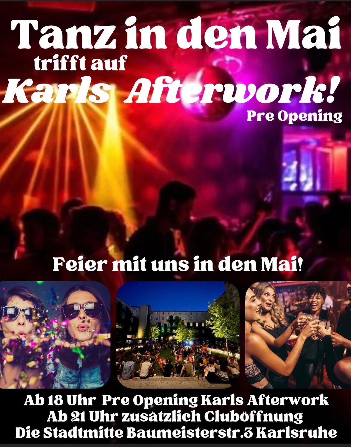 Tanz in den Mai - DIE JACKSONS Live Show & René le Bon Retro Party (Floor 2)