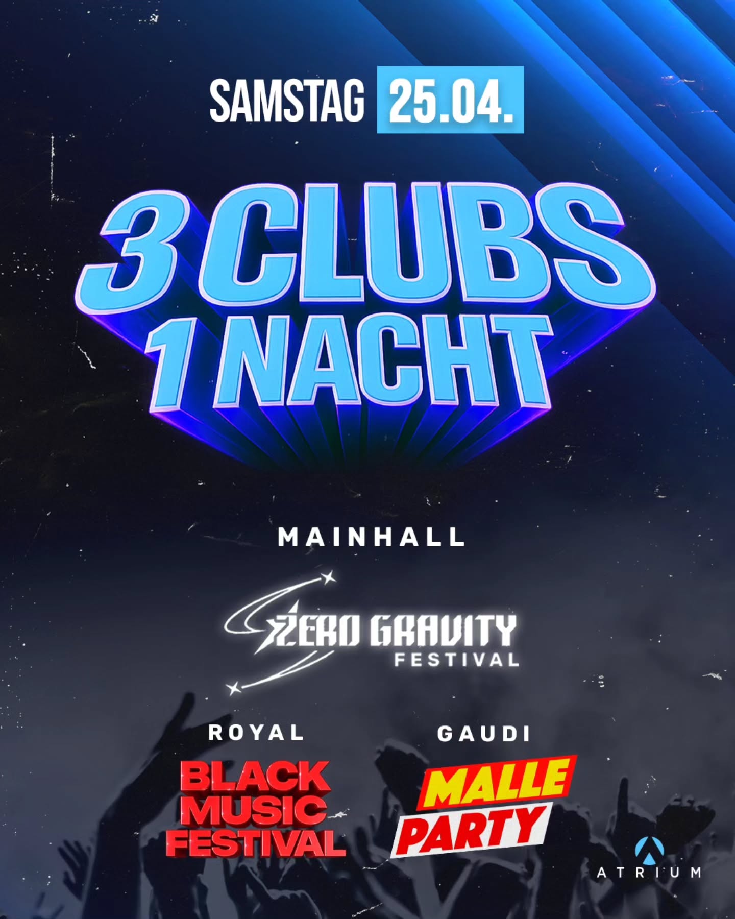 Clubbing Night - Zero Gravity Festival, Black Music Festival & Malle Party
