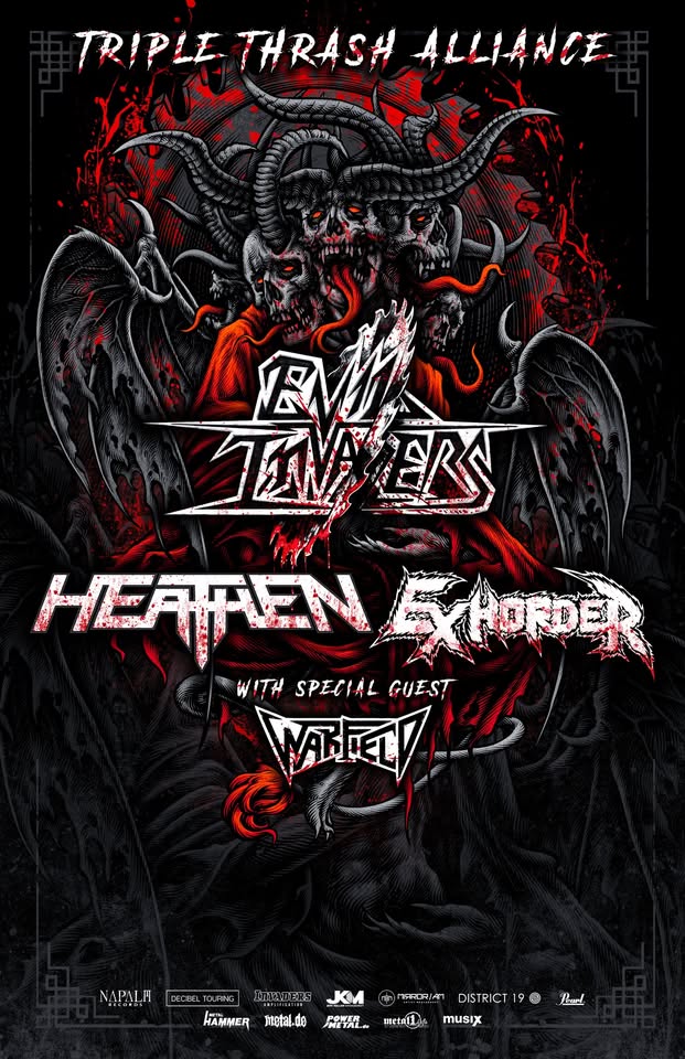 EVIL INVADERS + EXHORDER + HEATHEN