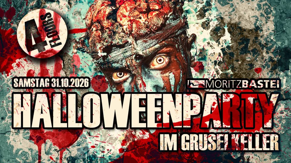 DIE GROßE HALLOWEENPARTY IM GRUSELKELLER MORITZBASTEI AUF 4 FLOORS! 