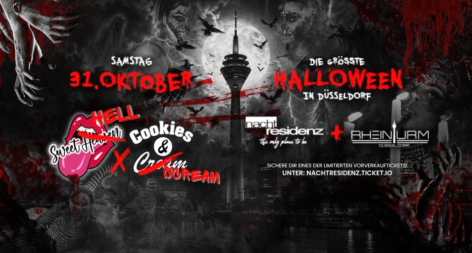 Sweet HELL of COOKIES & Scream ,,Die Größte Halloween Party der Stadt"