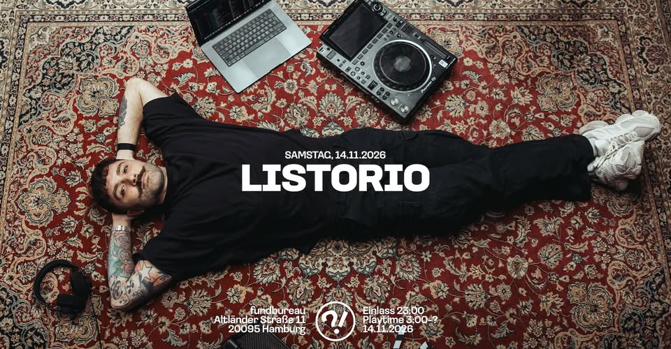 LISTORIO // DJ SCHNÜRSCHUH // SVE ANL