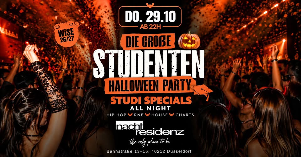 Die größte Studenten Halloween Party