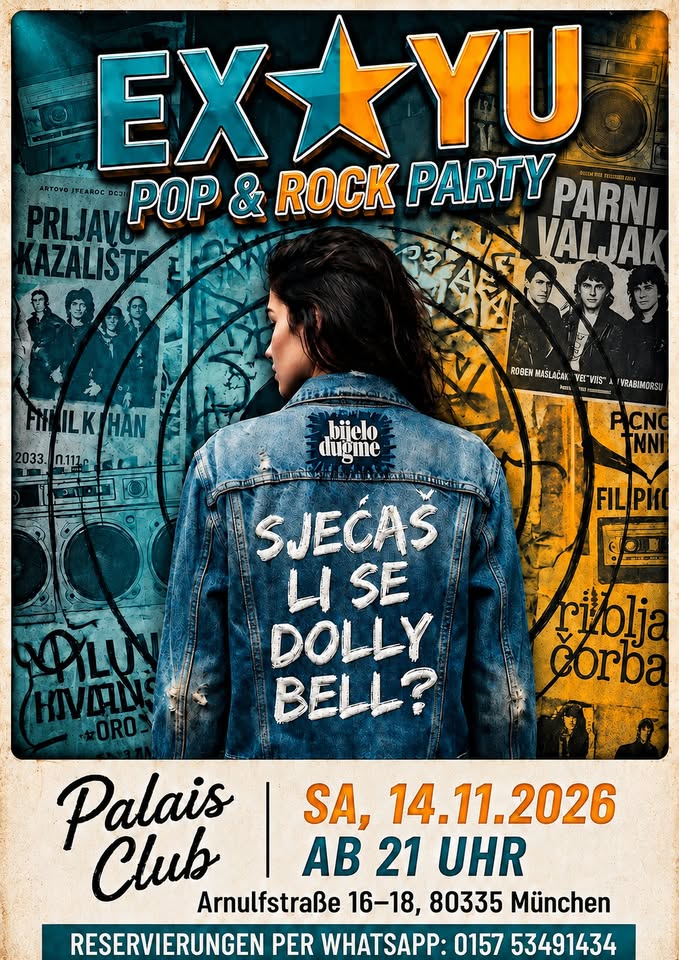 EX YU POP & ROCK PARTY (DOLLY BELL)