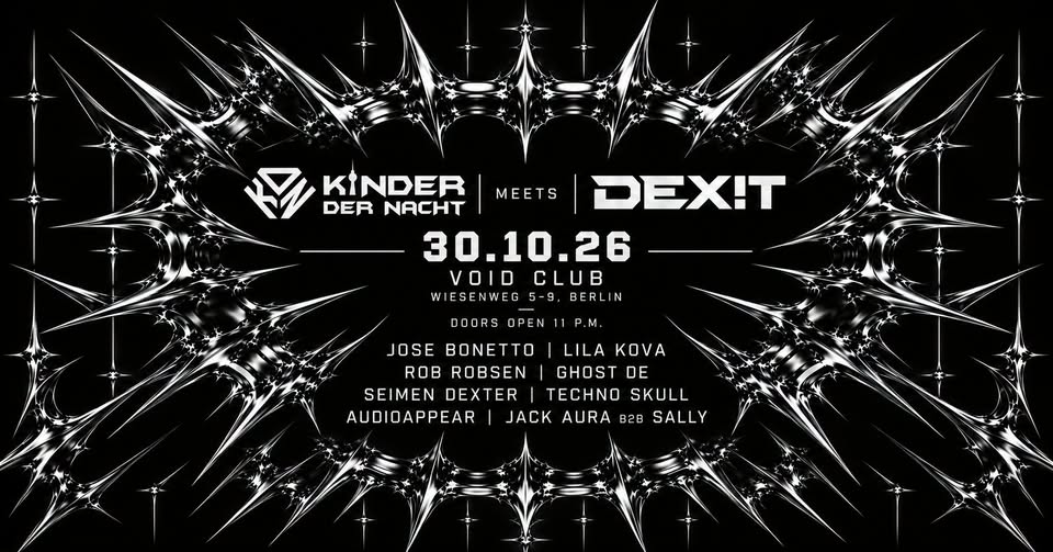 Kinder der Nacht & DEXIT Mannheim - Halloween Rave - VOID Club & Hall