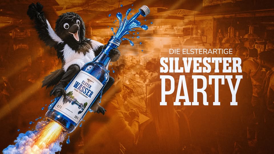 Die elsterartige Silvesterparty